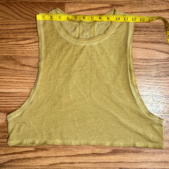Lululemon Muscle Love Crop Tank *Fade Washed Grape Leaf NO SIZE Workout Top Gym - Picture 4 of 5